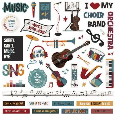 PhotoPlay Paper Music Notes - Elements